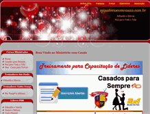 Tablet Screenshot of ministeriocomcasais.com.br